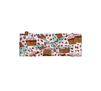 WHJSSF Serre-tête avec nœud pour bébé et muffins - Doux et extensible - Accessoires de cheveux pour bébé fille