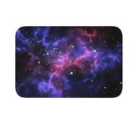 WHJSSF Tapis de bain en polyester de haute qualité antidérapant et résistant à la décoloration pour salle de bain, coiffeuse et suite d'invités Motif univers galaxie et étoiles spatiales 101,6 x 152,4
