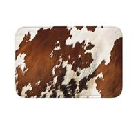 WHJSSF Tapis de bain en polyester de haute qualité antidérapant et résistant à la décoloration pour salle de bain, coiffeuse et suites d'invités Rouge et blanc 101,6 x 152,4 cm