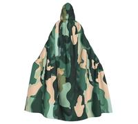 WHJSSF The Beauty Of Camouflage Prints Cape à capuche pour adulte - Très grande cape à capuche sans fermeture éclair