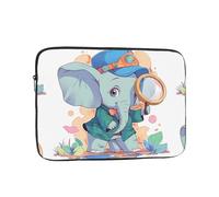 WHJSSF The Little Elephant on The Adventure Housse pour ordinateur portable 43,2 cm pour voyage d'affaires, école, bureau, usage quotidien