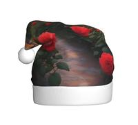 WHJSSF Un beau chapeau de Noël imprimé château pour adulte pour homme et femme vêtements bandeau pour les occasions festives