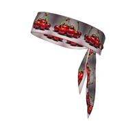 WHJWXC Bandeau de sport avec imprimé cerises chiliennes pour homme et femme - Pour yoga, fitness