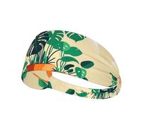 WHJWXC Bandeau élastique pour homme et femme avec motif de tortue en bambou pour yoga, fitness