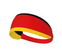 WHJWXC Bandeau élastique pour homme et femme, motif drapeau allemand, bandeau pour yoga, fitness