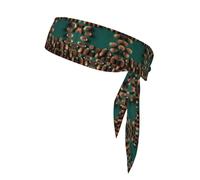 WHJWXC Bandeaux à motif de pomme de pin, serre-tête de sport, bandeau pour homme et femme, bandeau de cheveux pour le yoga et le fitness