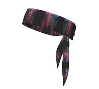 WHJWXC Bandeaux colorés à motif de pluie arc-en-ciel, serre-tête de sport, bandeau pour homme et femme, bandeau de cheveux pour le yoga et le fitness
