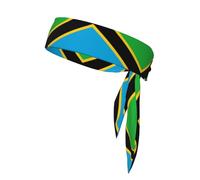WHJWXC Bandeaux imprimés drapeau de Tanzanie, bandeau de sport, bandeau pour homme et femme, bandeau de cheveux pour le yoga et le fitness