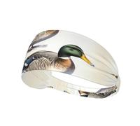 WHJWXC Mallard Canards Impression Élastique Bandeau Exercice Bandeau Bandeau pour Homme et Femme Bandeau Cheveux pour Yoga Fitness