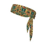 WHJWXC Serre-tête vintage Aloha Tiki à motif Aloha, bandeau de sport, bandeau pour homme et femme, bandeau pour cheveux pour le yoga et le fitness
