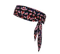 WHJWZY Bandeau de sport confortable et élégant pour l'exercice et les activités sportives Motif drapeau national