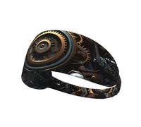 WHJWZY Bandeau d'exercice élastique - Bandeau doux et respirant pour la course, le cyclisme, le yoga et plus encore Steampunk Gear Picture