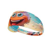 WHJWZY Bandeau élastique d'exercice - Bandeau souple et respirant pour course à pied, cyclisme, yoga, et autres motifs de yaourt glacé