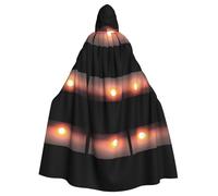 WHJWZY Cape à capuche pour homme et femme Motif coucher de soleil de l'après-midi
