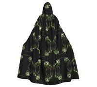 WHJWZY Cape à capuche pour homme et femme Motif fourmi verte