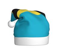 WHJWZY Chapeau de Noël pour adulte - Accessoire festif | Halloween, cérémonies annuelles, fêtes de fin d'année, drapeau des Bahamas