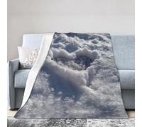 WHJWZY Couverture douce, légère, durable et douce, pour lit, canapé, camping et voyage, motif amour dans la neige