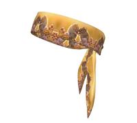 WHJWZY Cravate de sport - Bandeau confortable et élégant pour l'exercice et les activités sportives - Imprimé souris intime