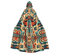 WHJWZY Figurine symbolique Image aldult Halloween Cape à capuche pour homme et femme Utilisé pour les fêtes de fin d'année