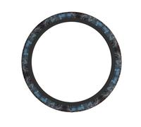 WHJWZY Housse de volant élastique - Protège et décore votre voiture - Convient pour les voitures, SUV, camions, la lampe solitaire sous les cèdres imprimée