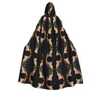 WHJWZY Koala in the sun Picture aldult Halloween Cape à capuche pour homme et femme utilisée pour les fêtes et les bals de fin d'année