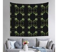 WHJWZY Tapisserie décorative de qualité imprimée fourmi verte 152,4 x 129,5 cm : douce, légère, adaptée pour les tapisseries murales