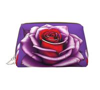 WHJYCC Grande trousse de toilette en cuir imperméable avec fermeture éclair - Blanc - Taille unique, blanc, Taille unique