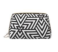 WHJYCC printidea Grande trousse de toilette portable en cuir imperméable pour femme avec fermeture éclair, essentiels de voyage, blanche, taille unique, blanc, Taille unique