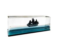 WHKM Presse-papier liquide en acrylique flottant pour voiture, bateau de croisière portable, décoration pour voiture