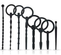 WHL 8 pièces Plug Uretre Pénis, Ensemble de dilatateurs urétraux pour pour hommes Masturbation de stimulation urétrale, Dilatateur urétral Jouet Sexuel SM Pour Homme