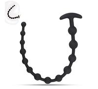 WHL Anal avec 15 Perles Anales Boule,58 cm Extra Long Buttplug Perle Anale Jouets,Perles Plug Anus Sex Toys pour Couples Extrême Sexe (B)