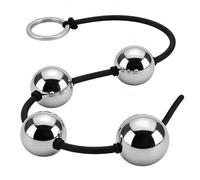 WHL Boules Anales Extra Large Homme SM Avec 4 Perles Anales Analplug Métal Chaîne Boules d'Amour Pour Femme Plug Pour Femme Jouets Anaux Jouets Sexuels