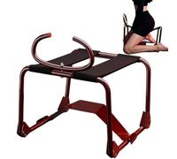 WHL Chaise Sexuelle Pliable pour Couples - Tabouret Érotique à Rebond avec Poignées, Chaise de Position Intime Effort-Saving, Mobilier BDSM avec Support de Godemiché, Idée Cadeau Festival