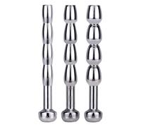 WHL Ensemble de dilatateurs urétraux en métal creux, Dilatateur urétral Penis Plug Dilatateur Jouet Sexuel SM Pour Homme, Urétral Stimulation Masturbation Stick Sex Toys (5mm+6mm+7mm)