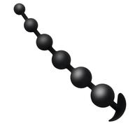WHL Perles Anales, Plug Anal avec 6 Anal Beads, Sex Toys Anals, Gode Anale, Buttplug, Sextoy Anal pour hommes femmes, Noir