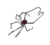 Whltzf Bague d'oreille unique en forme d'araignées rampantes sans oreilles percées, portable en alliage, confortable pour les personnes à la mode, bijoux tendance