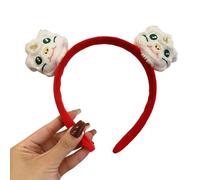 Whltzf Bandeau élégant en peluche serpent pour événement de l'année chinoise ajoutant de la personnalité pour adultes et enfants