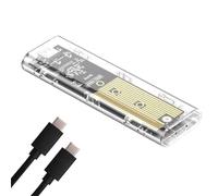 Whltzf Boîte D'adaptateur USB À Disque Solide 3 2 10 Go pour Les Protocoles Doubles pour Boîte À Disque Solide Externe Prend en 2230-2280 Boîte À Disque Solide À Disque Solide