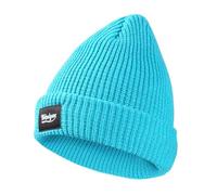 Whltzf Bonnet tricoté réfléchissant pour aventure nocturne multi-usage crâne tendance sans bord pour activités quotidiennes nocturnes randonnée casquettes réfléchissantes, bleu ciel, Taille unique