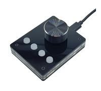 Whltzf Boutons de contrôle de volumes USB Multimédias Contrôleurs de son d'ordinateur Programmation de volumes à distance Claviers Adaptateur Configuration logicielle