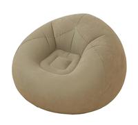 Whltzf Canapé-lit gonflable gris pour économiser de l'espace - Convertible en chaise pliable - Léger - Convient pour la maison et le camping - Chaise de salon gonflable avec fonction corps