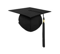 Whltzf Chapeau académique pour enterrement de vie de jeune fille, félicitations scolaires, cérémonie d'adulte, fournitures de fête pour fêtes et spectacles