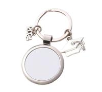 Whltzf Couvre-clés Métallique Vierge Personnalisable Sublimation Clégeur Vide Prendant Chaîne Clés À Main pour Les Diplômés Cévaluer Personnalisable Personnalisable