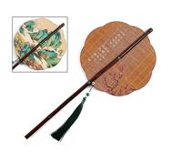 Whltzf Éventail en bambou rond pliable chinois pour fête d'anniversaire, mariage, décoration d'intérieur