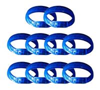 Whltzf Lot de 10 bracelets LED clignotants multicolores pour les fêtes et les créateurs de tendances, One Size, Comme décrit, Comme décrit