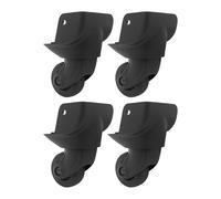 Whltzf Lot de 4 valises de rechange résistantes à l'usure - Mouvement silencieux pour les voyageurs - Installation et retrait faciles - Réparation de bagages