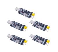Whltzf Lot de 5 convertisseurs USB vers CH340G 3,3 V 5 V Commutateur USB C vers port série Convertisseurs pour PC de bureau et carte de développement Accessoires