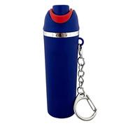 Whltzf Porte-clés robuste et adorable en forme de petite tasse pour le rangement et le rangement du baume à lèvres - Accessoire de mode - Porte-clés à transporter au quotidien, Colorblocking Royal