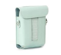 Whltzf Sac de transport portable pour imprimante en cuir PU anti-poussière avec bandoulière - Compagnon de voyage, Vert