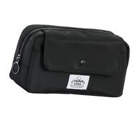 Whltzf Trousse à crayons multifonction en tissu robuste avec des designs élégants - Fournitures de bureau - Accessoire de maison pour trousse professionnelle de grande capacité, Noir